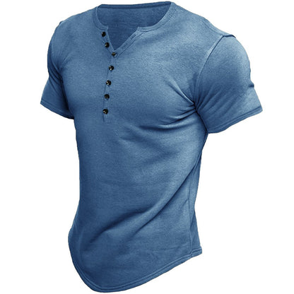 Camiseta Ajustada de Verano para Hombre
