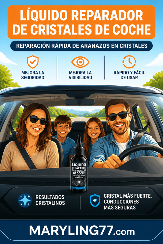 Kit de reparación rápida de grietas en parabrisas de coche