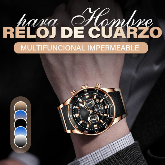 🎁Reloj de Cuarzo Multifuncional Impermeable para Hombre