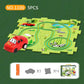🎁[El mejor regalo para niños]🚗Juego educativo de coches con pista y rompecabezas para niños
