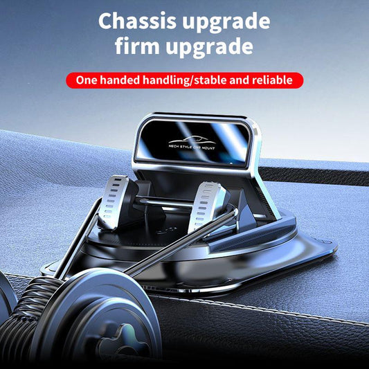 🚗Soporte para teléfono de coche con rotación de 360 grados, adecuado para la navegación en el tablero del coche, ángulo de ajuste de pantalla horizontal y vertical, soporte para teléfono móvil fijo antideslizante con ventosa adecuado para iPhone y Android