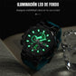Reloj digital LED multifuncional resistente al agua