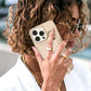 Funda de Cuero para iPhone con Correa y Correa de Muñeca y Billetera Plegable