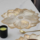 Mantel Individual Lavable Resistente al Calor en Forma de Flor de Loto