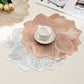 Mantel Individual Lavable Resistente al Calor en Forma de Flor de Loto