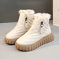 Botas de nieve para mujer forradas de lana sintética