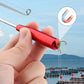 Extractor de Anzuelos Metálico de Pesca con Tubo de Almacenamiento Transparente