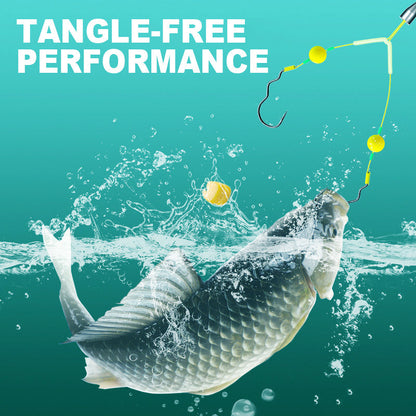 Conjunto de Anzuelos Dobles con Gancho Invertido