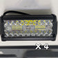 Potente kit de barras de luces LED para coches