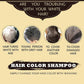 Tinte para el cabello Uso doméstico Peine para teñir Crema para teñir el cabello integrada y práctica Color duradero Sin decoloración Esencia vegetal No daña el cabello