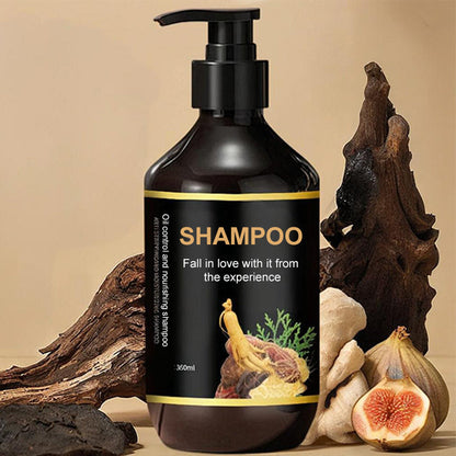 Champú nutritivo para el cabello con control de grasa a base de hierbas