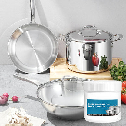 Potente pasta removedora de residuos quemados para utensilios de cocin