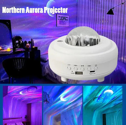 🌌 50% DE DESCUENTO! ✨ Proyector Aurora Boreal – Compra 2 y Envío Gratuito 🌟