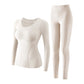 Women's Thermal Underwear Set with Shelf Bra